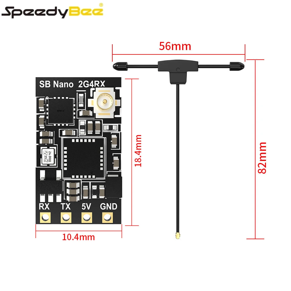 SpeedyBee Nano ELRS 2.4GHz RX  - Rc Plane Hobby Zone ulasan dan harga