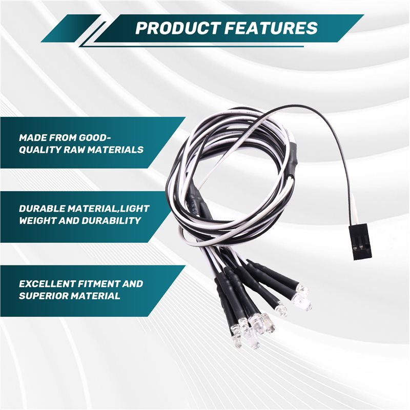 10LED LED Light Headlights Tai - Rc Hobby Toucan ulasan dan harga