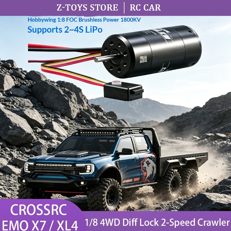 CROSSRC EMO X7 XL4 1/8 RC Craw - Rc Hobby Grade Truck ulasan dan harga