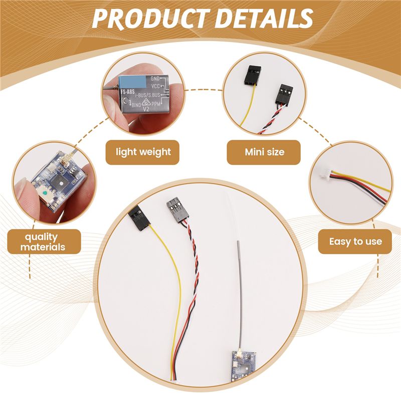B78B-For FS-A8S 2.4G 8CH Mini  - Receiver Sbus 8Ch ulasan dan harga