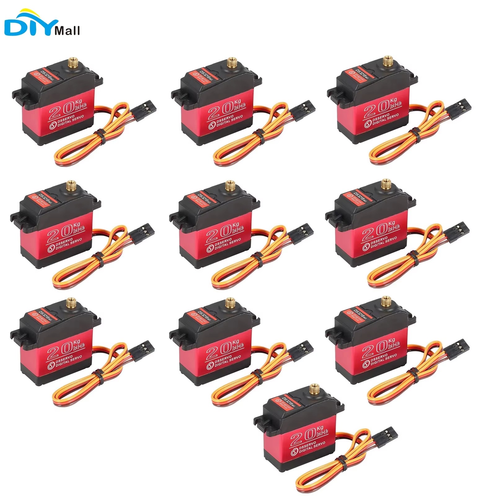 10PCS DS3218 20KG Digital Serv - Rc Hobby Shops ulasan dan harga